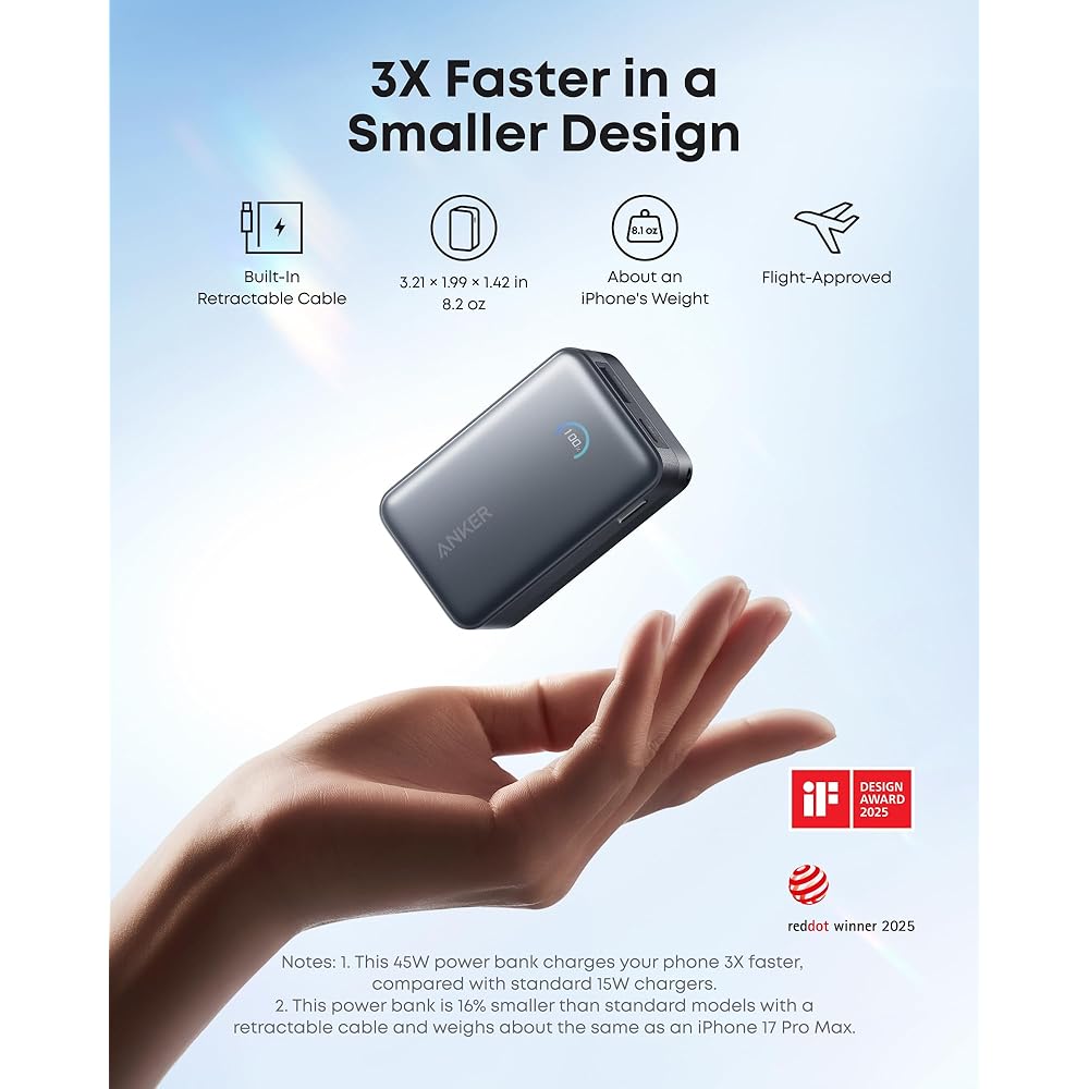 Anker Nano Portable Charger, 45W 10000mAh - Image 4