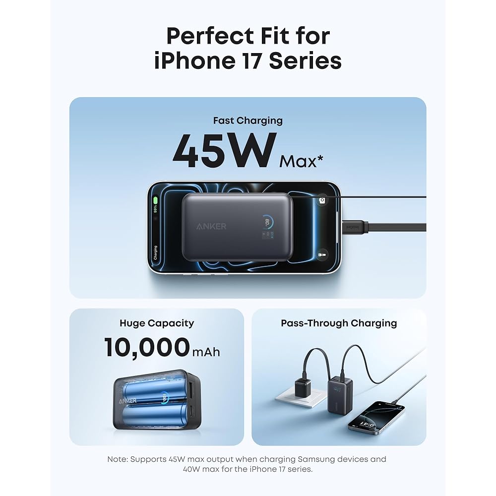 Anker Nano Portable Charger, 45W 10000mAh - Image 3