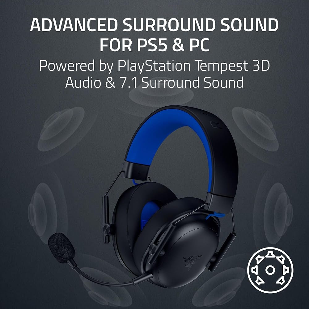 Razer BlackShark V3 X HyperSpeed Wireless PS5 Gaming Headset - Image 8