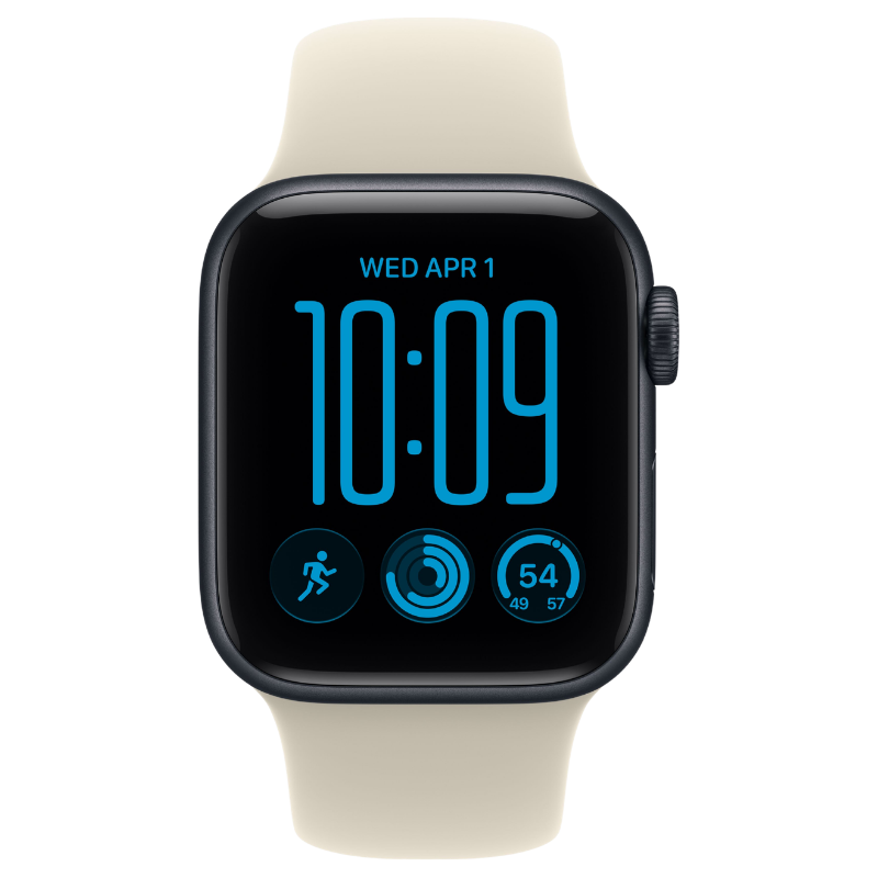 Apple Watch SE 3 40mm,GPS Midnight  (Rubber/Sport Band) - Image 2