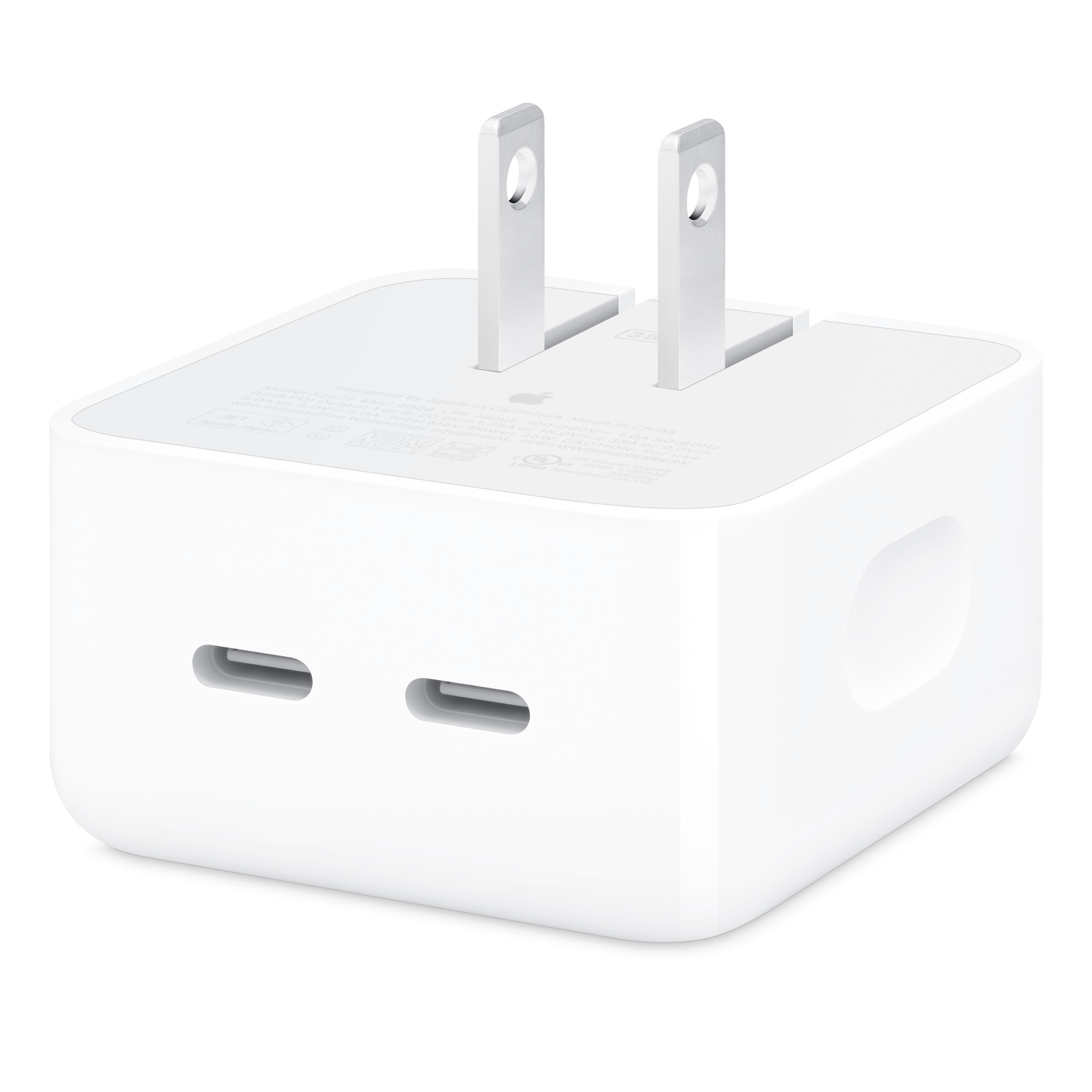 35W Dual USB-C Port Compact Power Adapter - Image 1