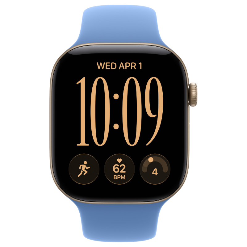 Apple Watch Series 12 46mm,GPS Aluminum Light Gold - Image 2