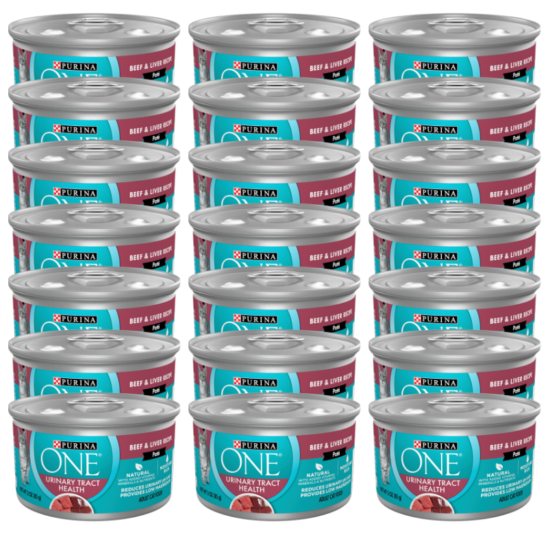 Purina ONE® +Plus Urinary Tract Adult Cat Wet Food - No Artificial Flavors, Beef & Liver - Image 1