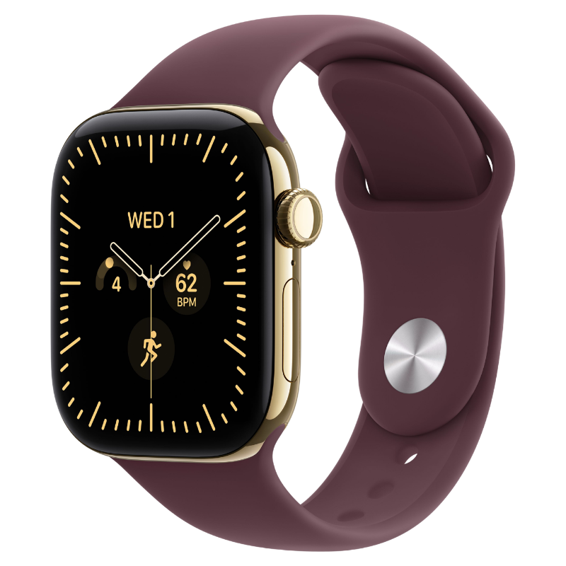 M/L - Burgundy (Rubber/Sport Band)