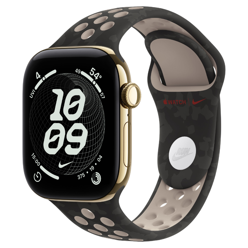 S/M - After Dark Black (Rubber/Nike Sport Band)