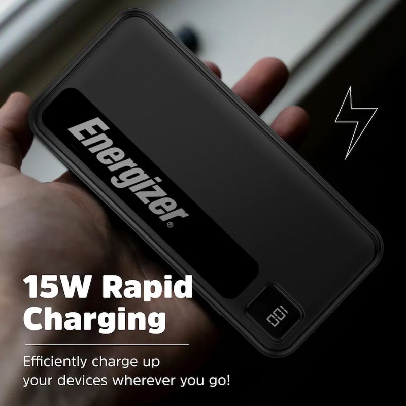 Energizer - MAX 20,000mAh 15W USB-C 3-Port Power Bank - Image 9