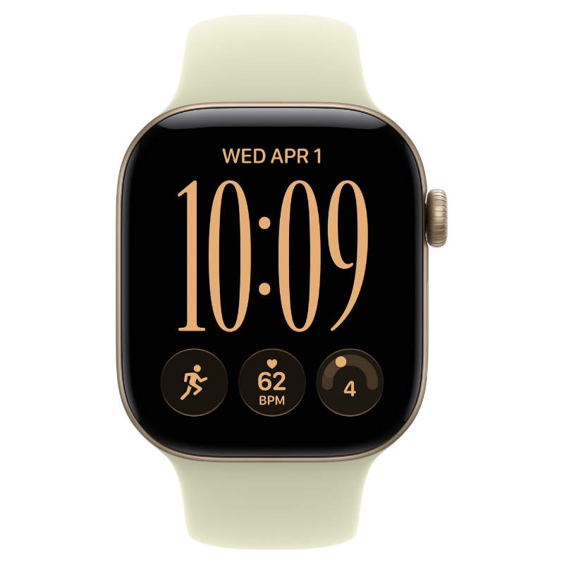 Apple Watch Series 12 42mm,GPS Aluminum Light Gold - Image 2