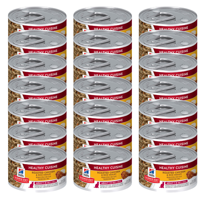 Hill's® Science Diet® Healthy Cuisine Adult Wet Cat Food - Medley, Chicken & Rice - Image 1