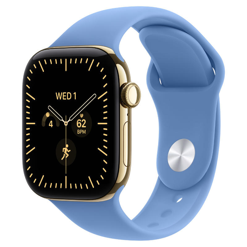 S/M - Wildflower Blue (Rubber/Sport Band)