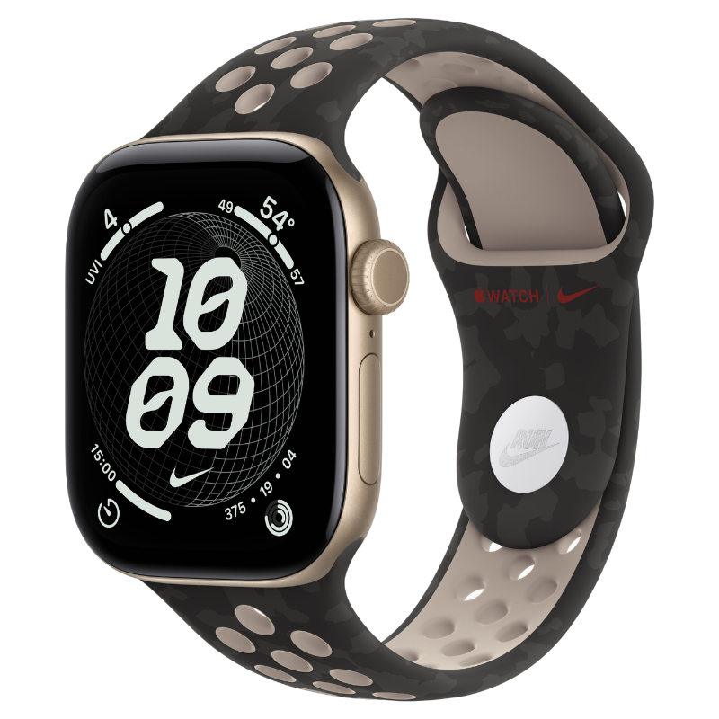 Apple Watch Series 12 42mm,GPS Aluminum Light Gold (Nike Sport Band)
