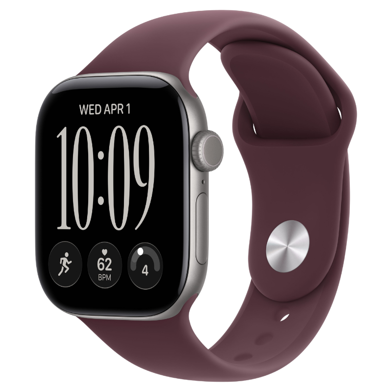 M/L - Burgundy (Rubber/Sport Band)