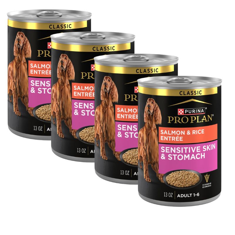 Purina Pro Plan Sensitive Skin & Stomach Adult Wet Dog Food - Salmon & Rice Recipe - Image 8