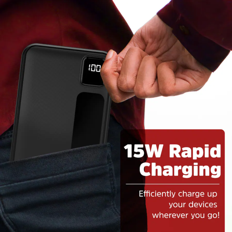 Energizer - MAX 10,000mAh 15W USB-C 3-Port Power Bank - Image 9