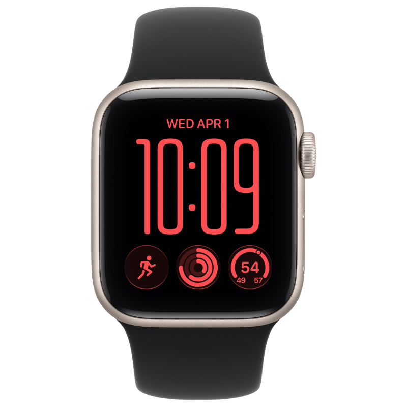 Apple Watch SE 3 40mm,GPS Starlight  (Rubber/Sport Band) - Image 2