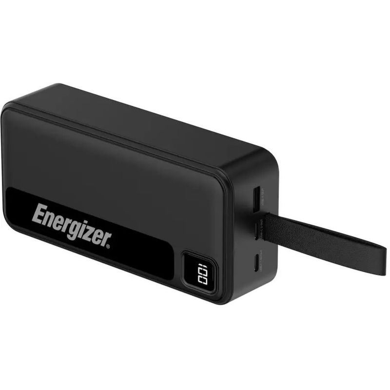 Energizer - MAX 30,000mAh 15W USB-C 3-Port Power Bank