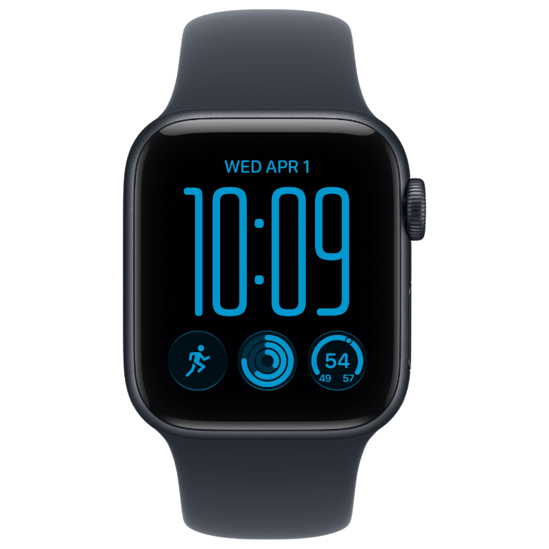 Apple Watch SE 3 40mm,GPS Midnight  (Rubber/Sport Band) - Image 2