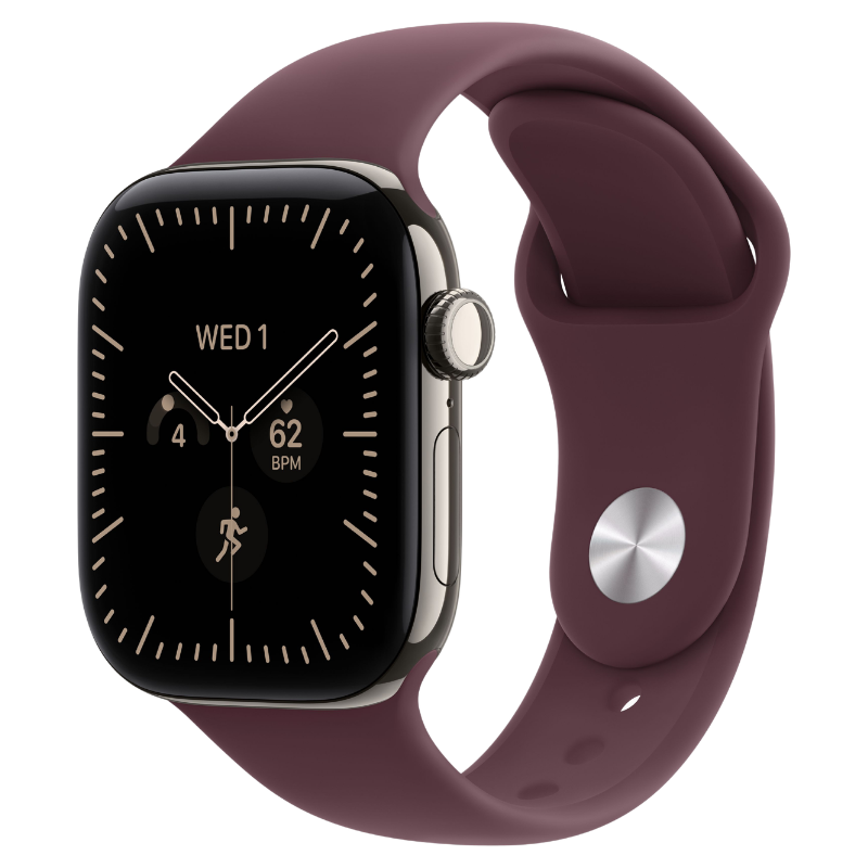 M/L - Burgundy (Rubber/Sport Band)