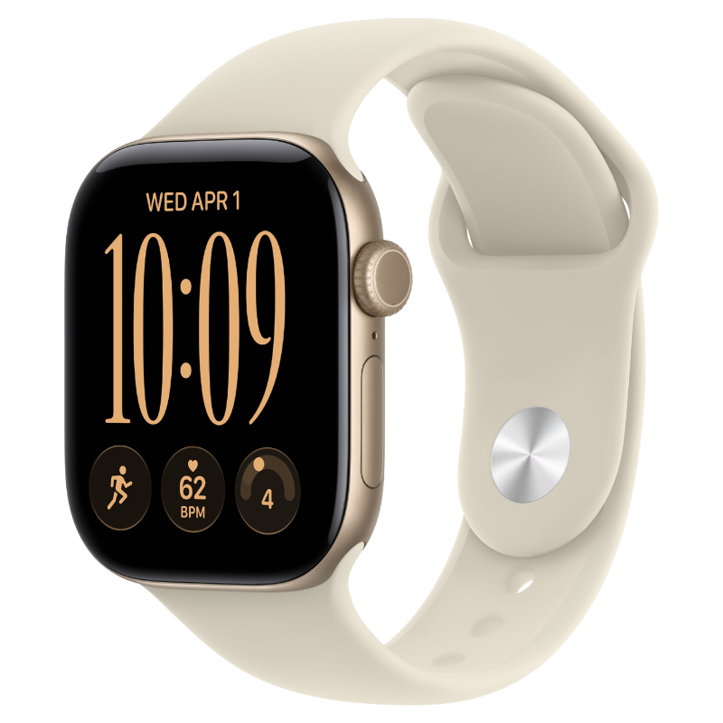Apple Watch Series 12 42mm,GPS Aluminum Light Gold