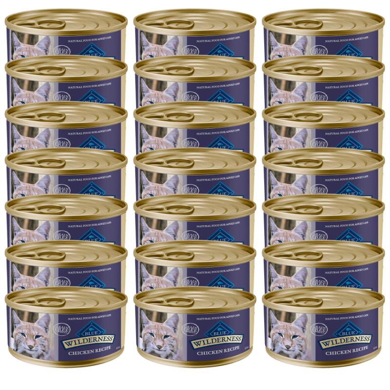 Blue Buffalo® Wilderness&trade;  Adult Wet Cat Food - Grain Free, Pate, - Chicken - Image 1