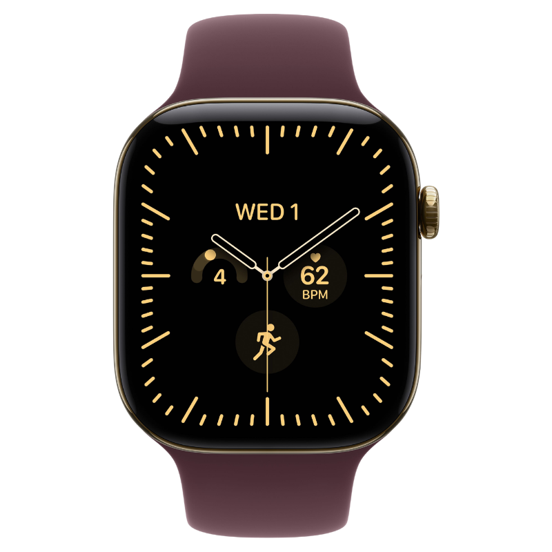 Apple Watch Series 12 46mm,GPS + Cellular Titanium Radiant Gold - Image 2
