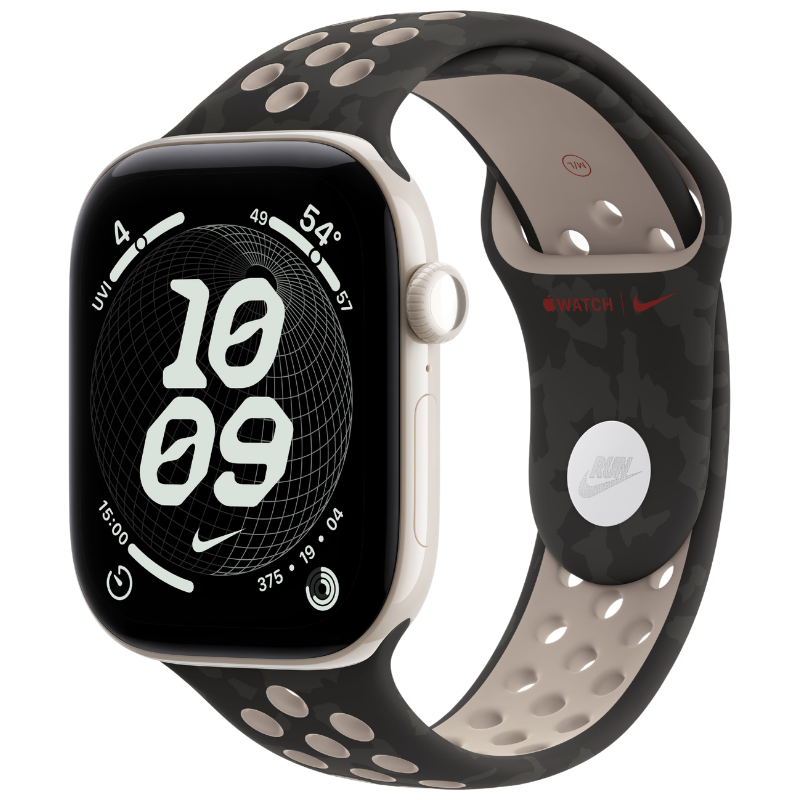 Apple Watch Series 12 46mm, Ceramic Pearl White (Nike Sport Band)