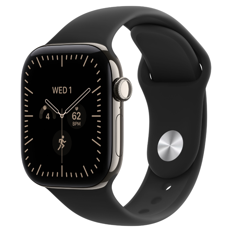 M/L - Black (Rubber/Sport Band)