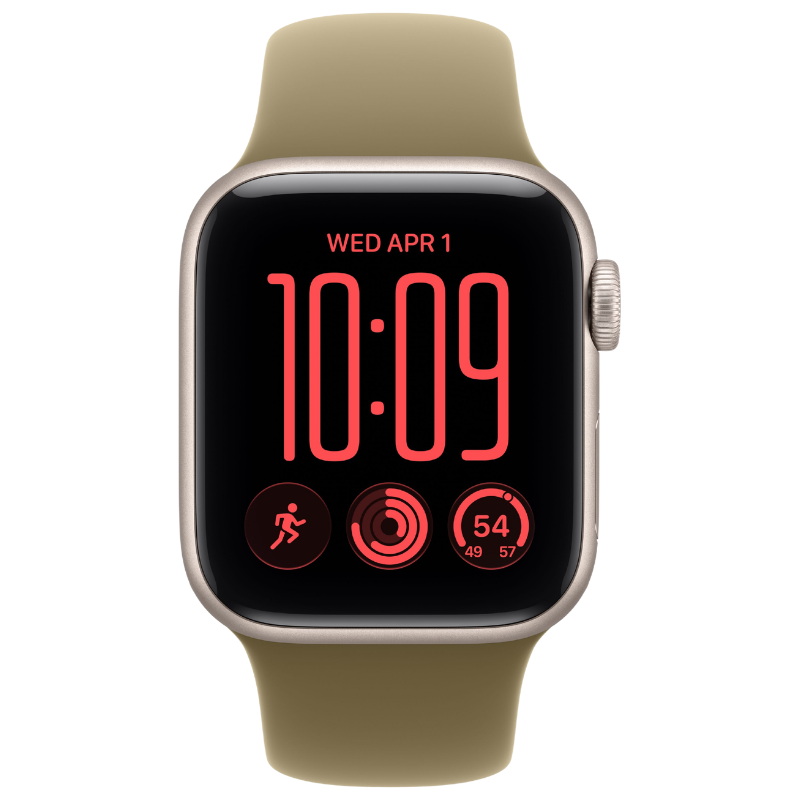 Apple Watch SE 3 40mm,GPS Starlight  (Rubber/Sport Band) - Image 2