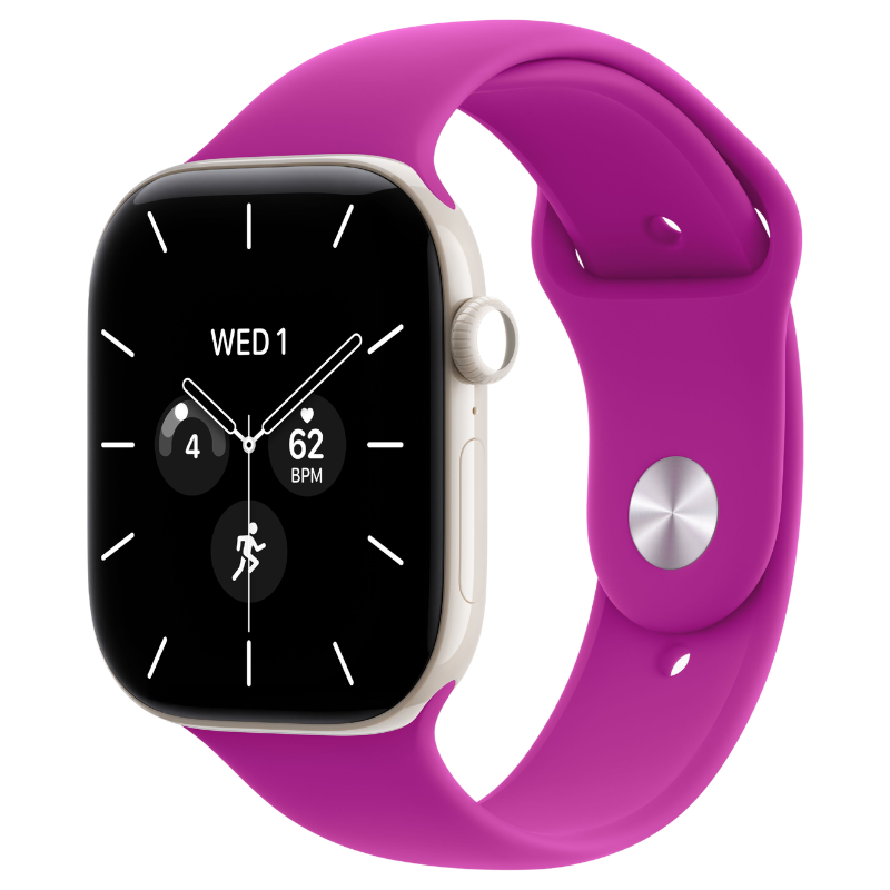 M/L - Magenta (Rubber/Sport Band)