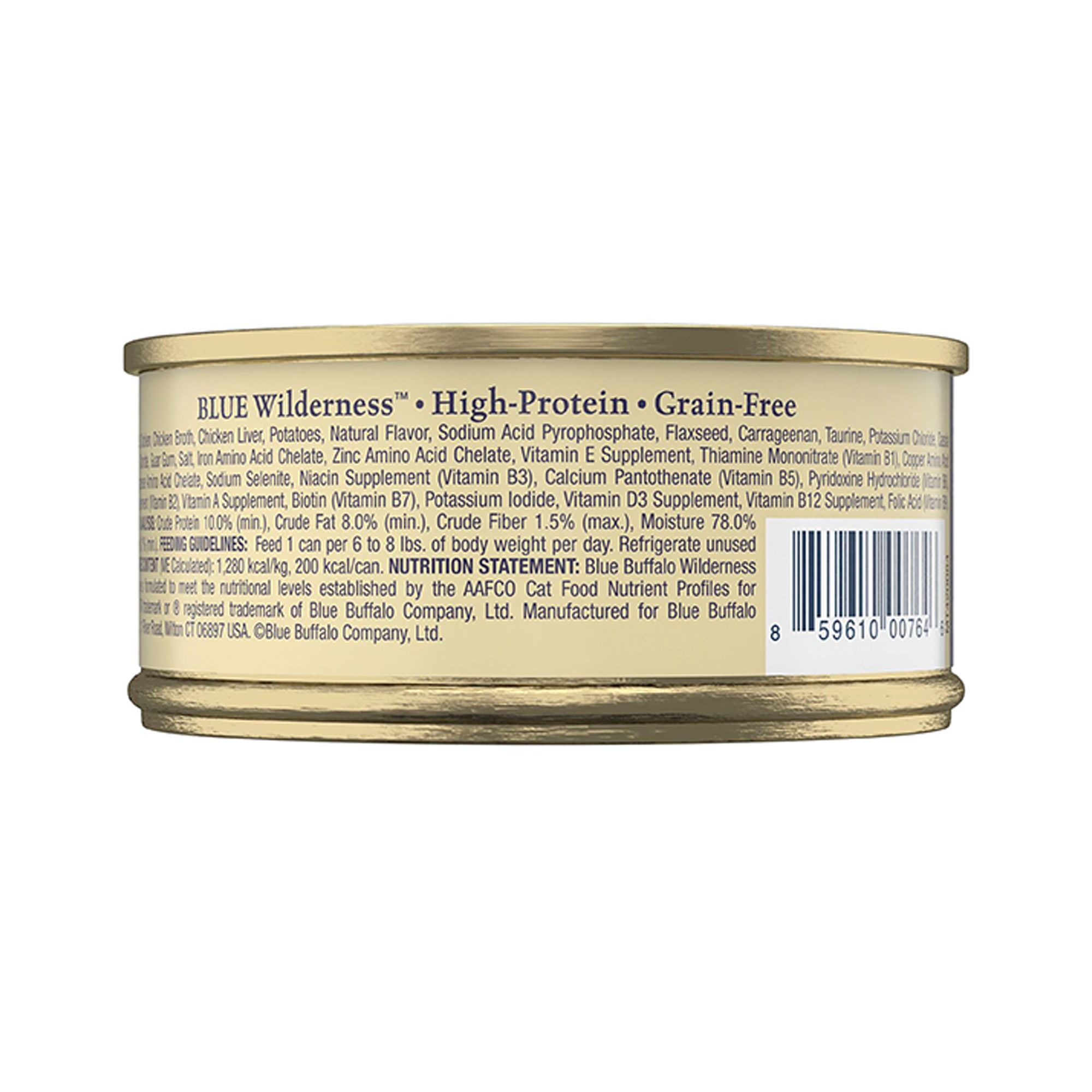 Blue Buffalo® Wilderness&trade;  Adult Wet Cat Food - Grain Free, Pate, - Chicken - Image 2