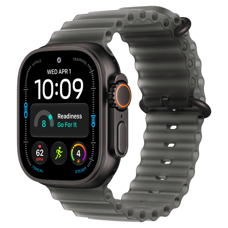 Apple Watch Ultra 4, 49mm Black Ocean Band