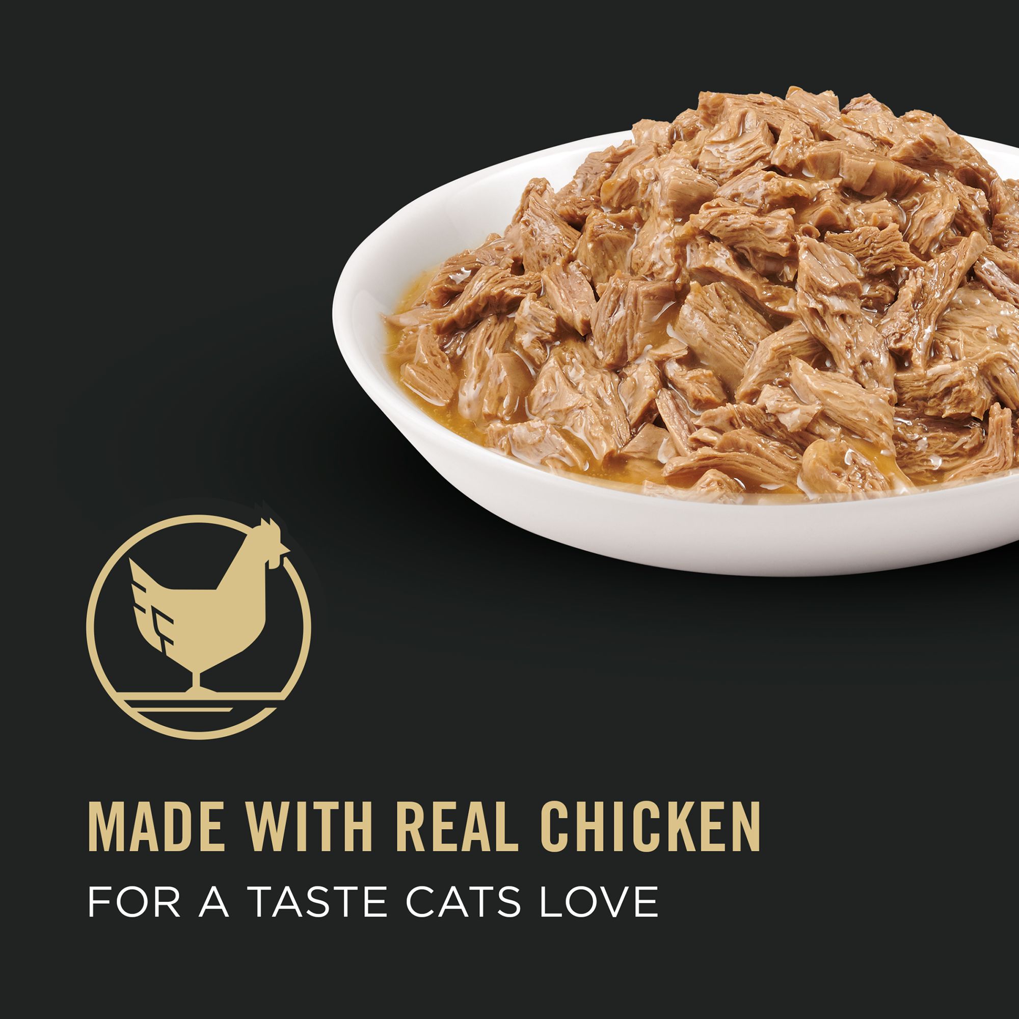 Purina Pro Plan Healthy Metabolism Adult Wet Cat Food - High-Protein, With Vitamins, Chicken - Image 3