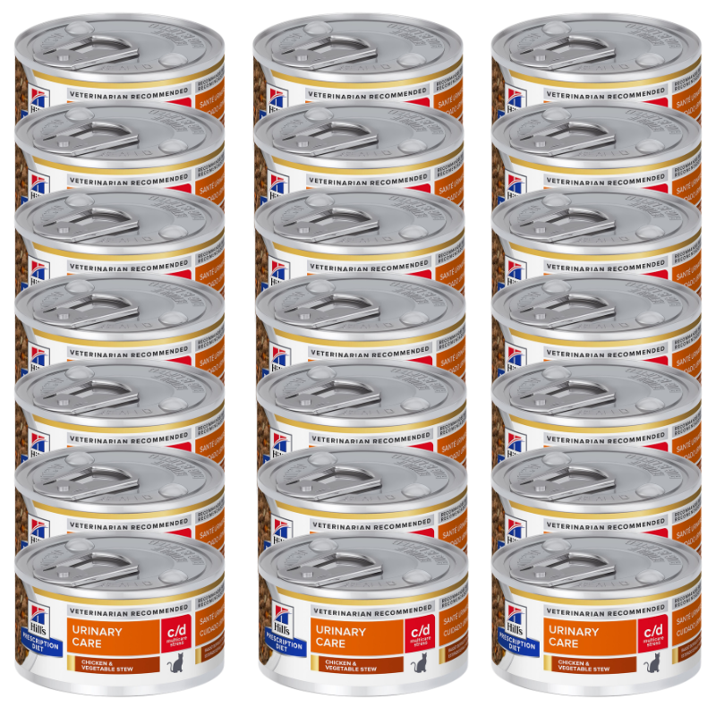 Hill's® Prescription Diet® c/d Multicare Urinary Care Stress Cat Food - Chicken & Vegetable Stew - Image 1
