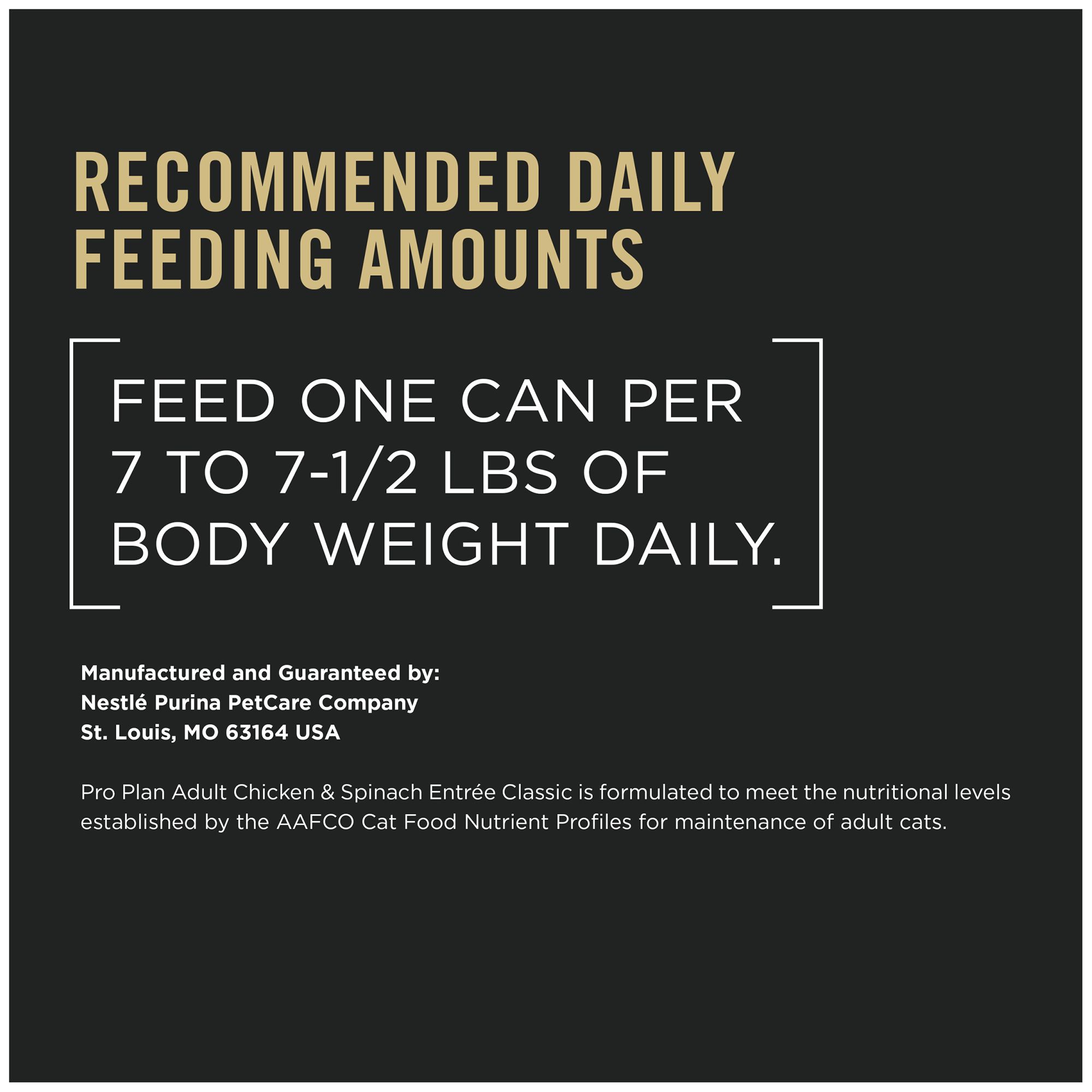 Purina Pro Plan Complete Essentials Adult Wet Cat Food - Antioxidants, Grain Free, Classic - Chicken & Spinach - Image 7