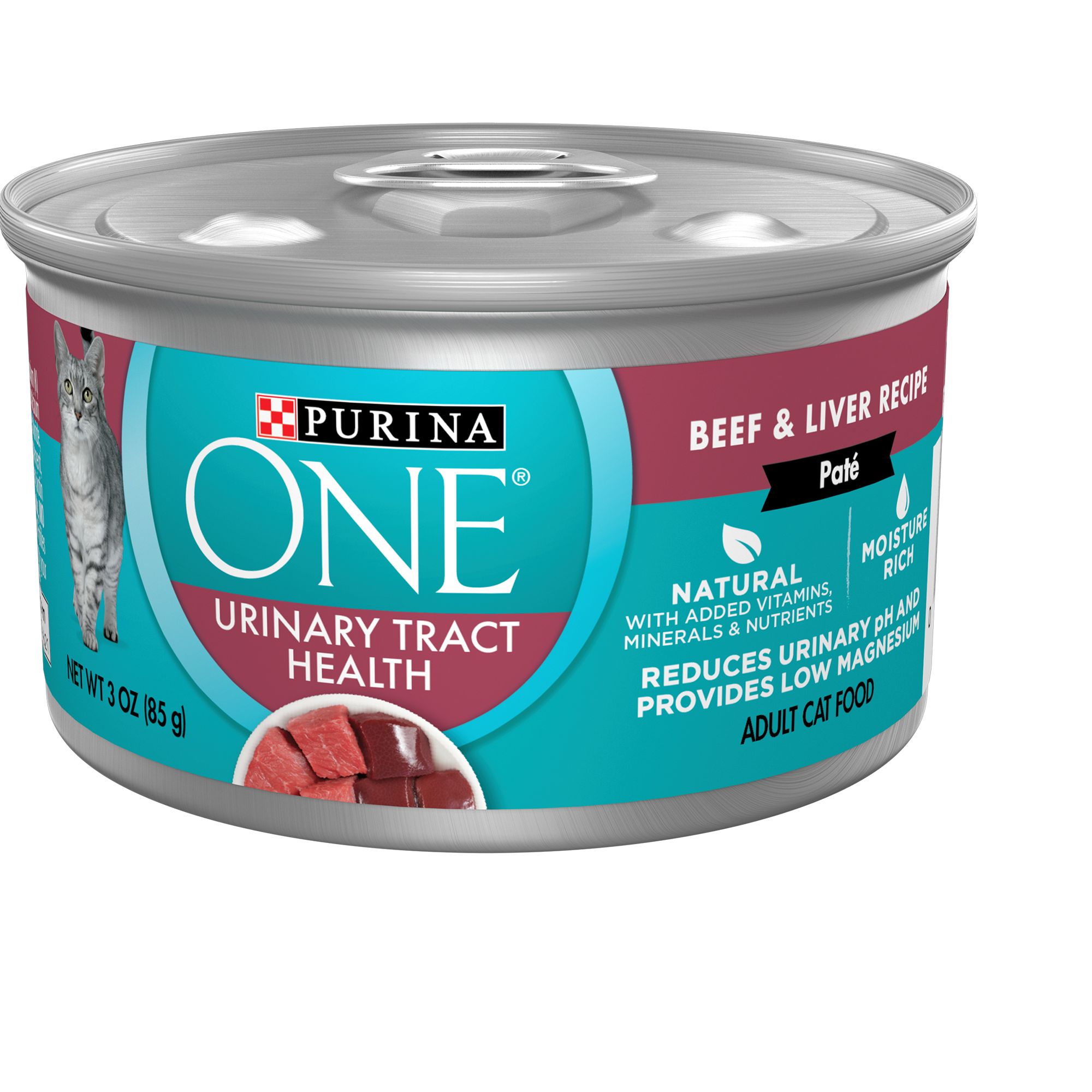 Purina ONE® +Plus Urinary Tract Adult Cat Wet Food - No Artificial Flavors, Beef & Liver - Image 2