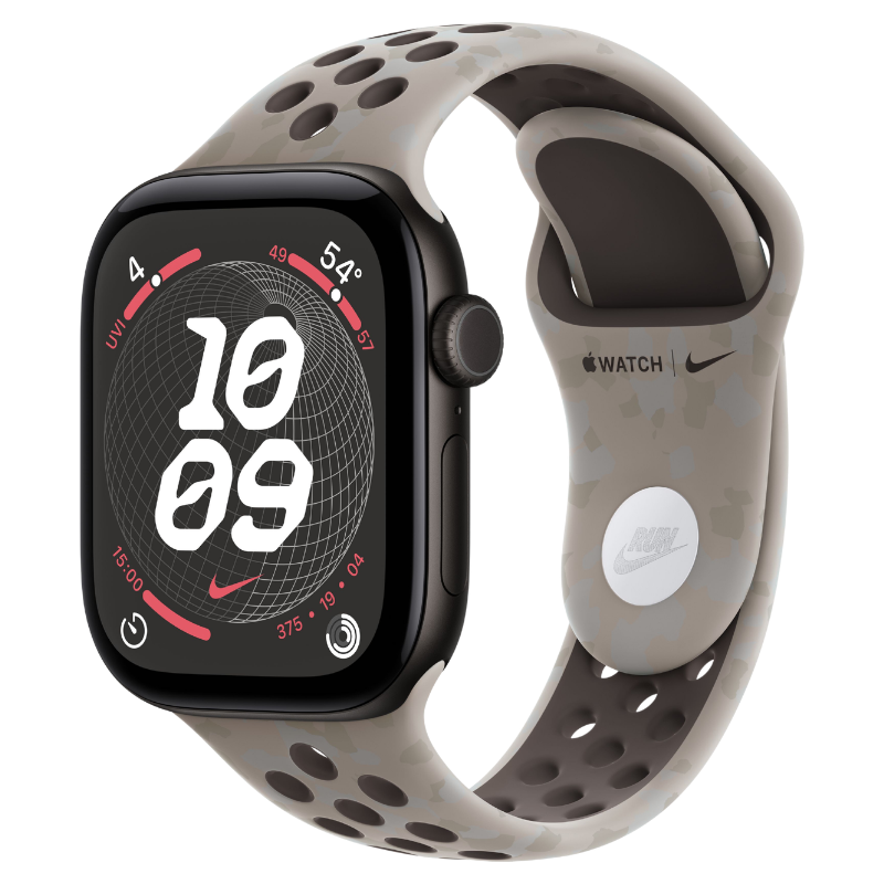 Apple Watch Series 12 42mm,GPS Aluminum Black (Nike Sport Band)