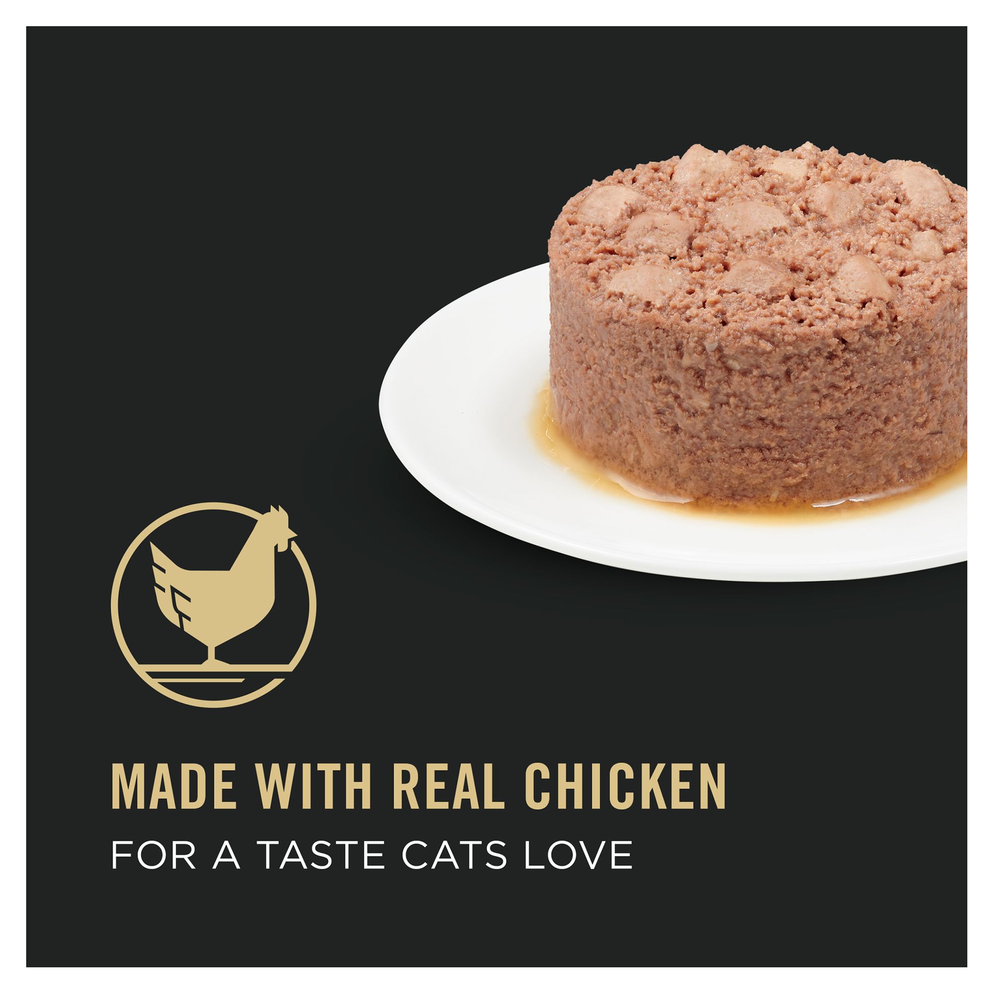 Purina Pro Plan Complete Essentials Adult Wet Cat Food - Antioxidants, Classic Chicken - Image 3
