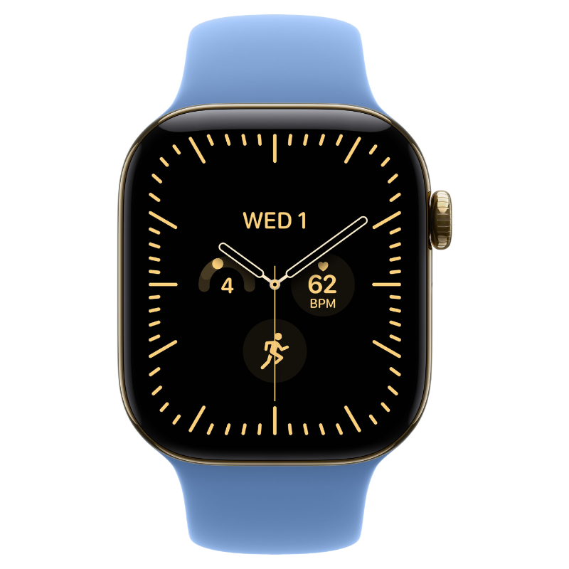 Apple Watch Series 12 42mm,GPS + Cellular Titanium Radiant Gold - Image 2