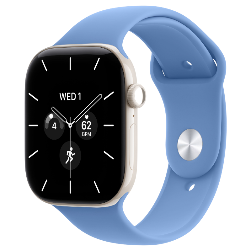 S/M - Wildflower Blue (Rubber/Sport Band)