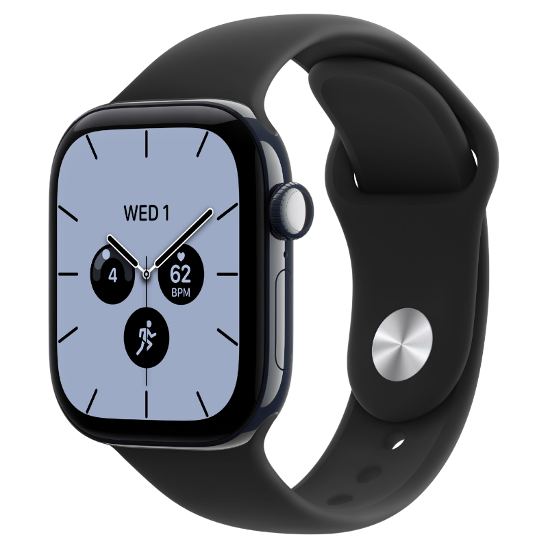 S/M - Black (Rubber/Sport Band)