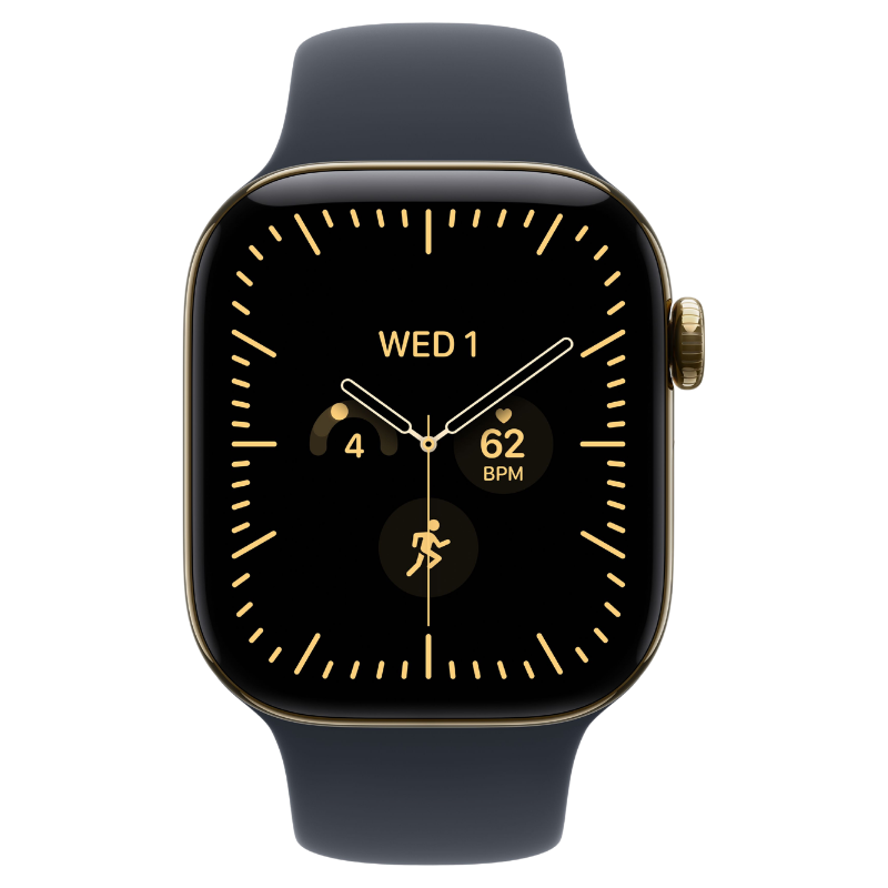 Apple Watch Series 12 42mm,GPS + Cellular Titanium Radiant Gold - Image 2
