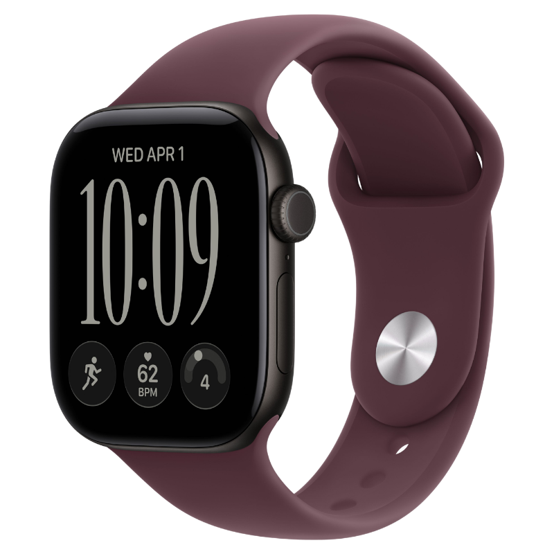 S/M - Burgundy (Rubber/Sport Band)