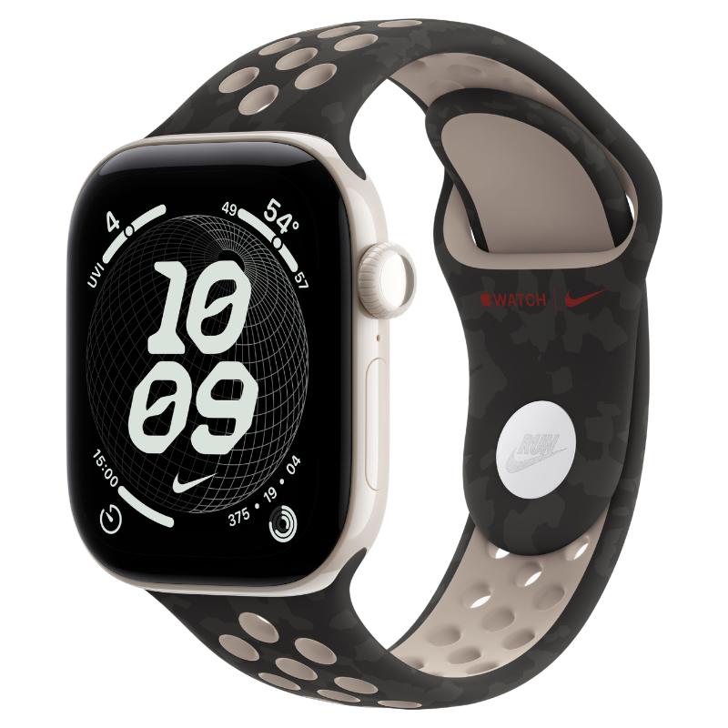 M/L - After Dark Black (Rubber/Nike Sport Band)