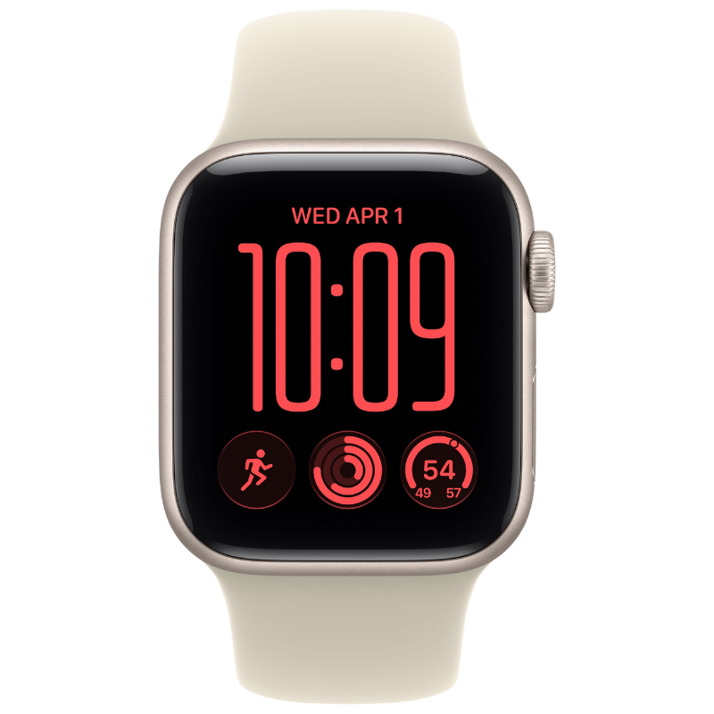 Apple Watch SE 3 40mm,GPS Starlight  (Rubber/Sport Band) - Image 2