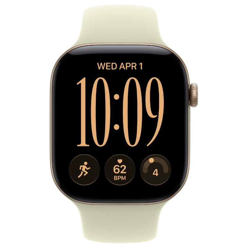 Apple Watch Series 12 46mm,GPS Aluminum Light Gold - Image 2