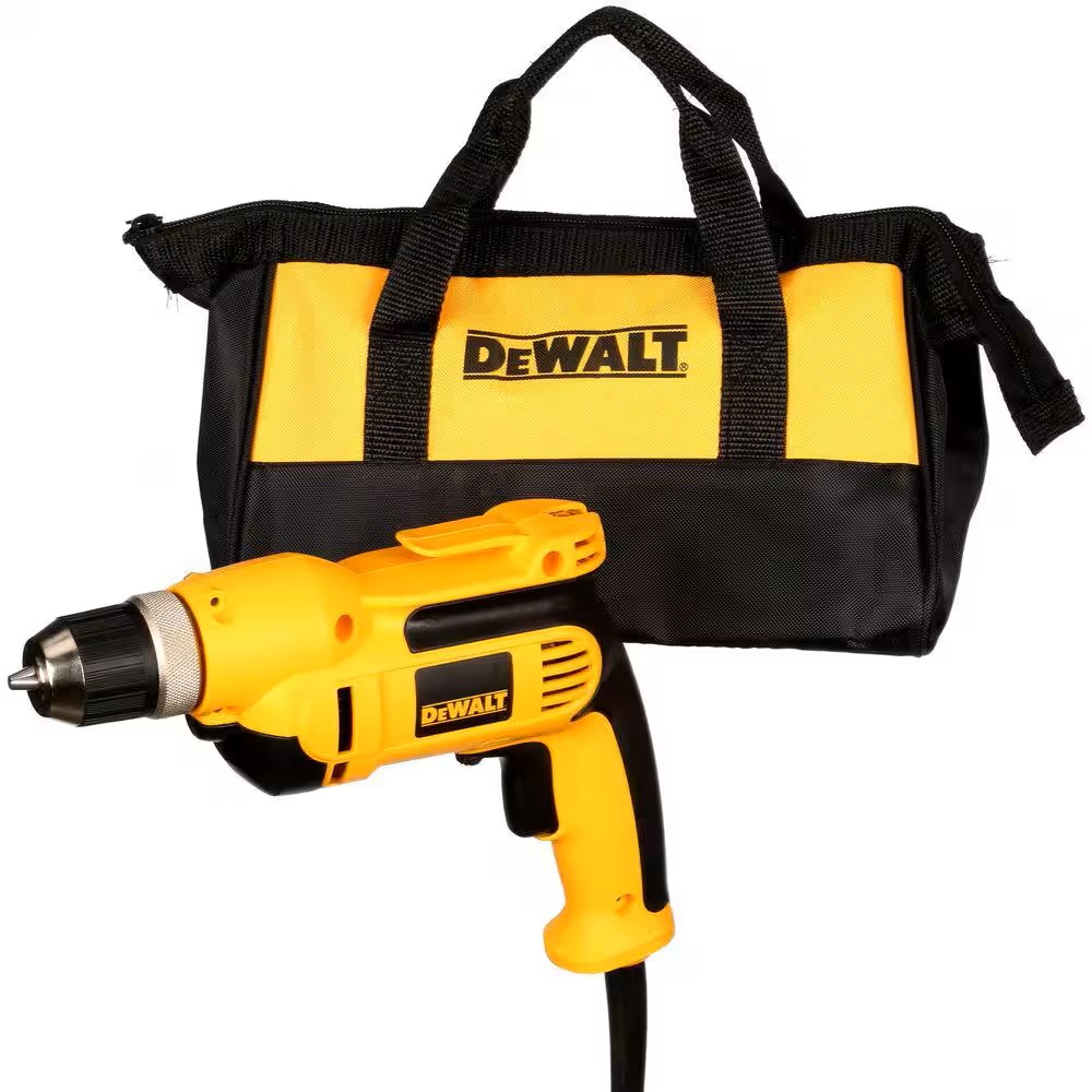 DEWALT 8 Amp Corded 3/8 in. Variable-Speed Drill