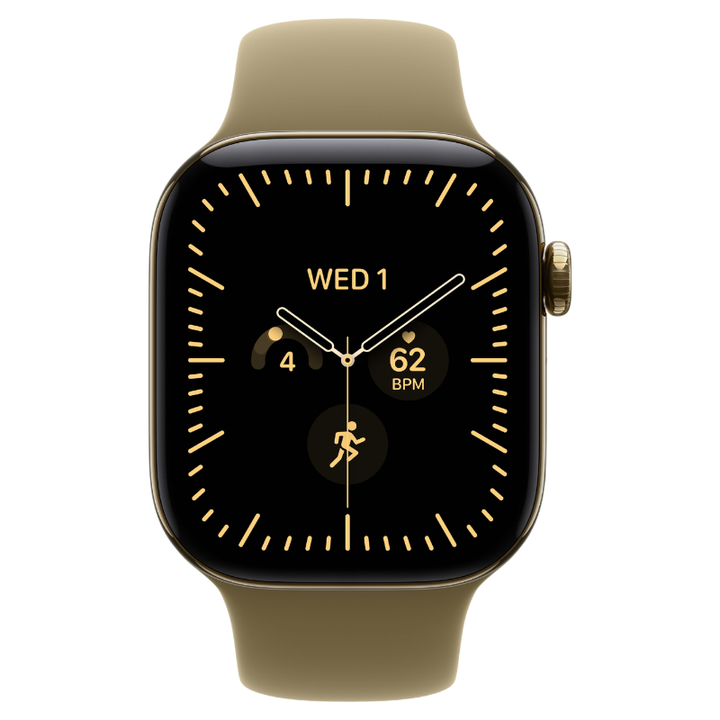 Apple Watch Series 12 42mm,GPS + Cellular Titanium Radiant Gold - Image 2