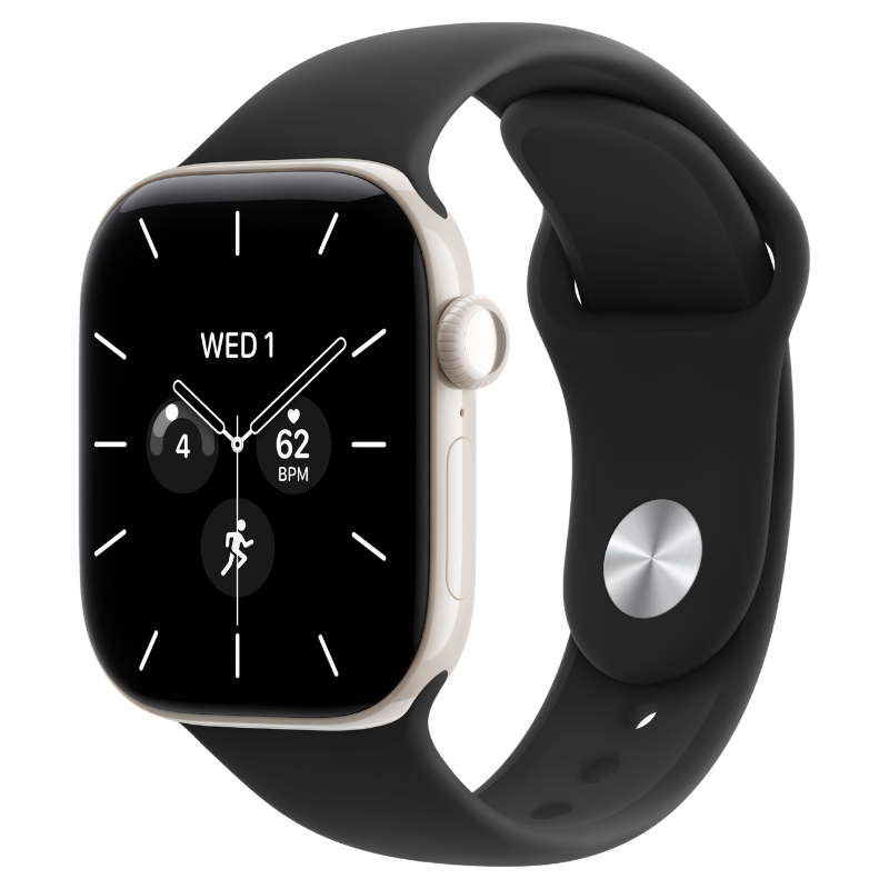 S/M - Black (Rubber/Sport Band)