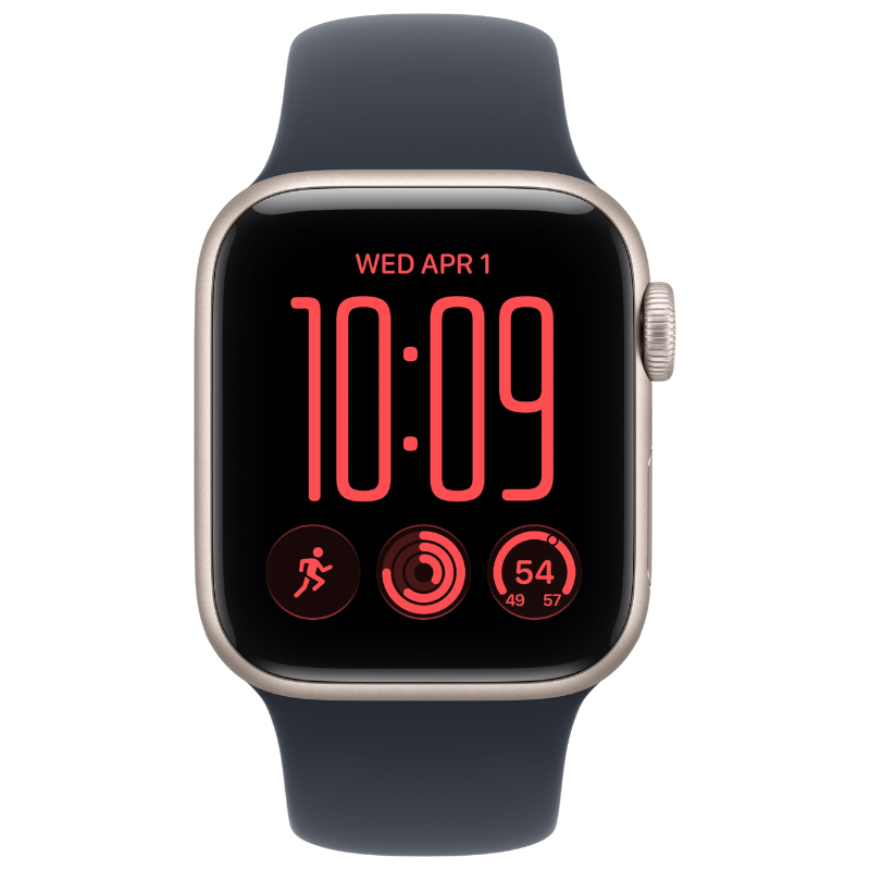 Apple Watch SE 3 40mm,GPS Starlight  (Rubber/Sport Band) - Image 2