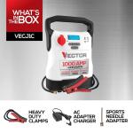 VECTOR 1000 Amp Jump Starter, Compressor, USB Power (VECJ1C)