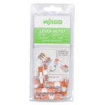 WAGO 221-2401 Lever-Nuts Inline 2 Wire Splicing Connectors (10-Pack) (02212401K000004)